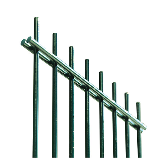 Welded panel fence N2D 2490x1430mm D5/4/5mm, green
