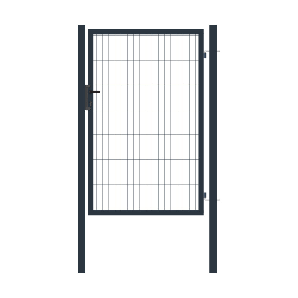 Bránka 1kr. SQUARE ZnPVC 1000x1500mm, antracit