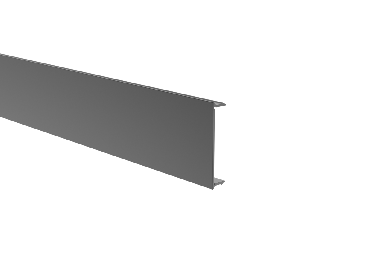 Click – lock takaróléc kerítés profilhoz 70x70 és U-adapterhez kerítés- és homlokzati rendszerhez, 41 x 9-2 m - Antracit