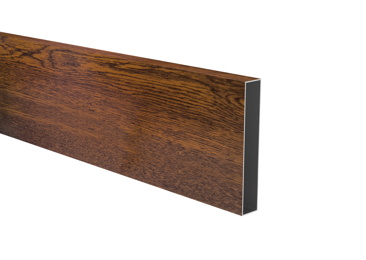 Alumínium kerítés kitöltés 20x120x1,2-6000mm sötét dió