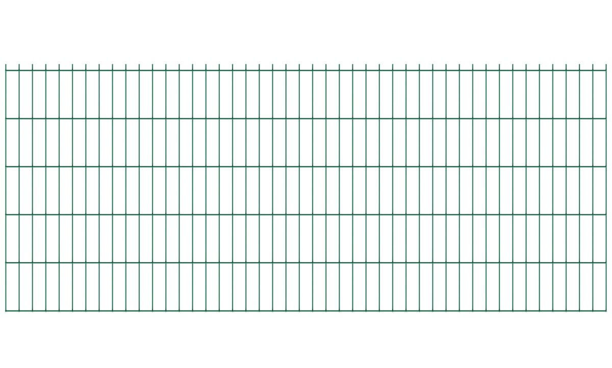 Zváraný plotový panel N2D 2500x1030mm D5/4/5mm zelená