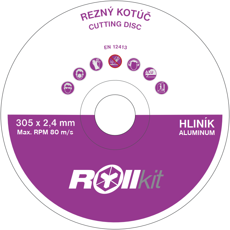 Alumínium vágótárcsa gérfűrészekhez, D305, d30, t2,4mm