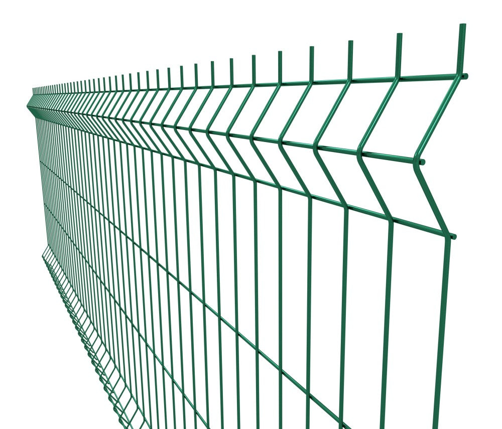Hegesztett 3D ZnPVC kerítéspanel 2500x1030x4mm zöld
