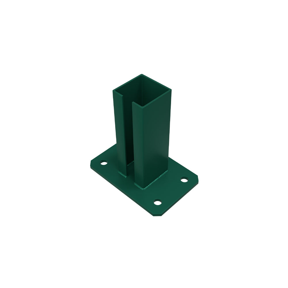 Pätka stĺpika ZnPVC 60x60mm zelená