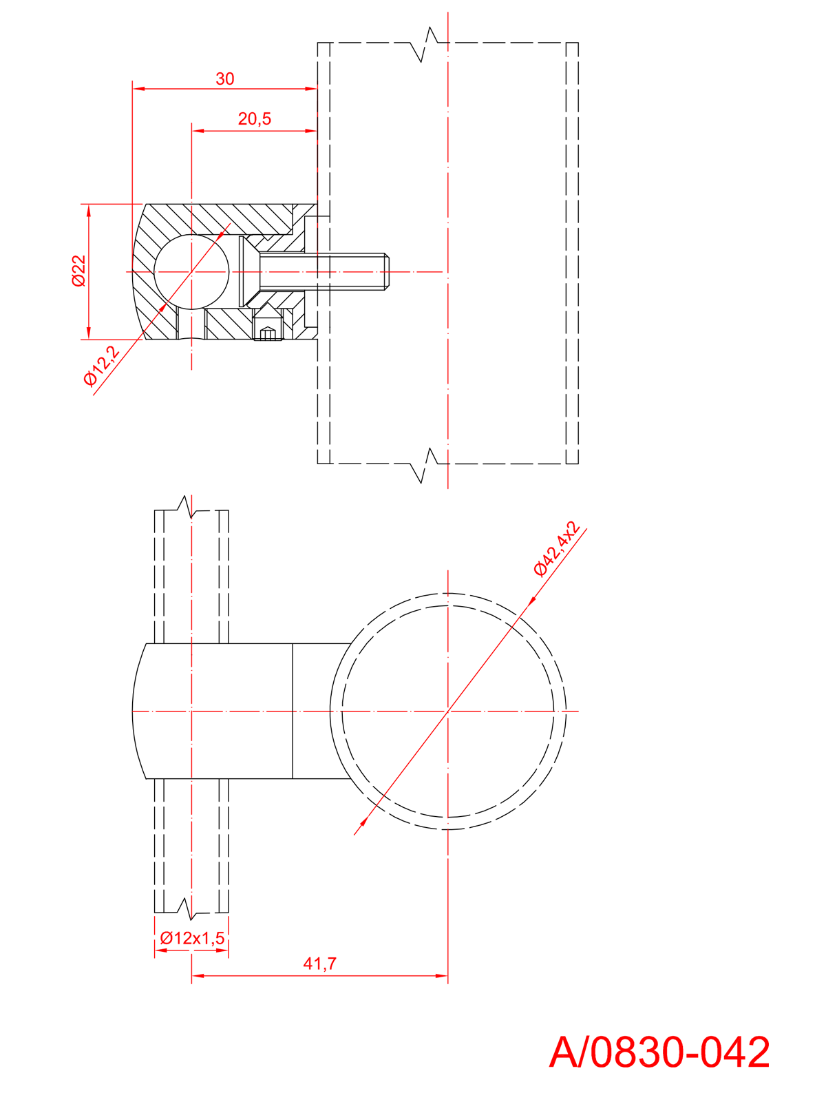 Pálcatartó körszelvényre