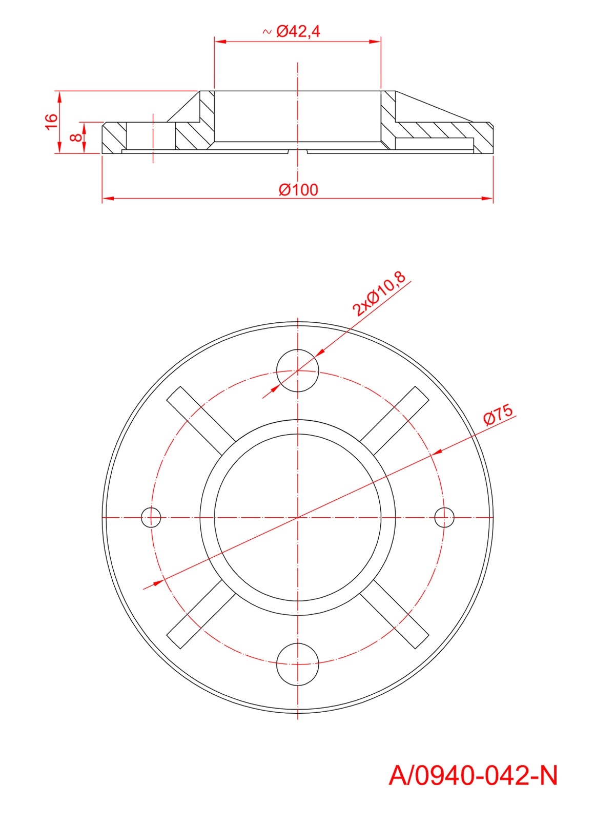 Talplemez körszelvény oszlophoz