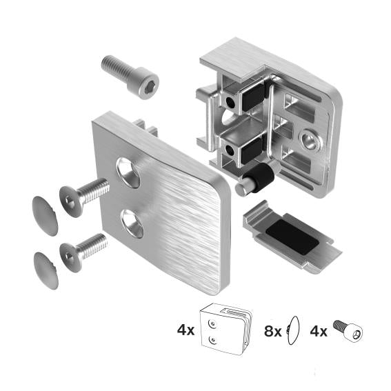 Tengelyirányú üvegmegfogók - set