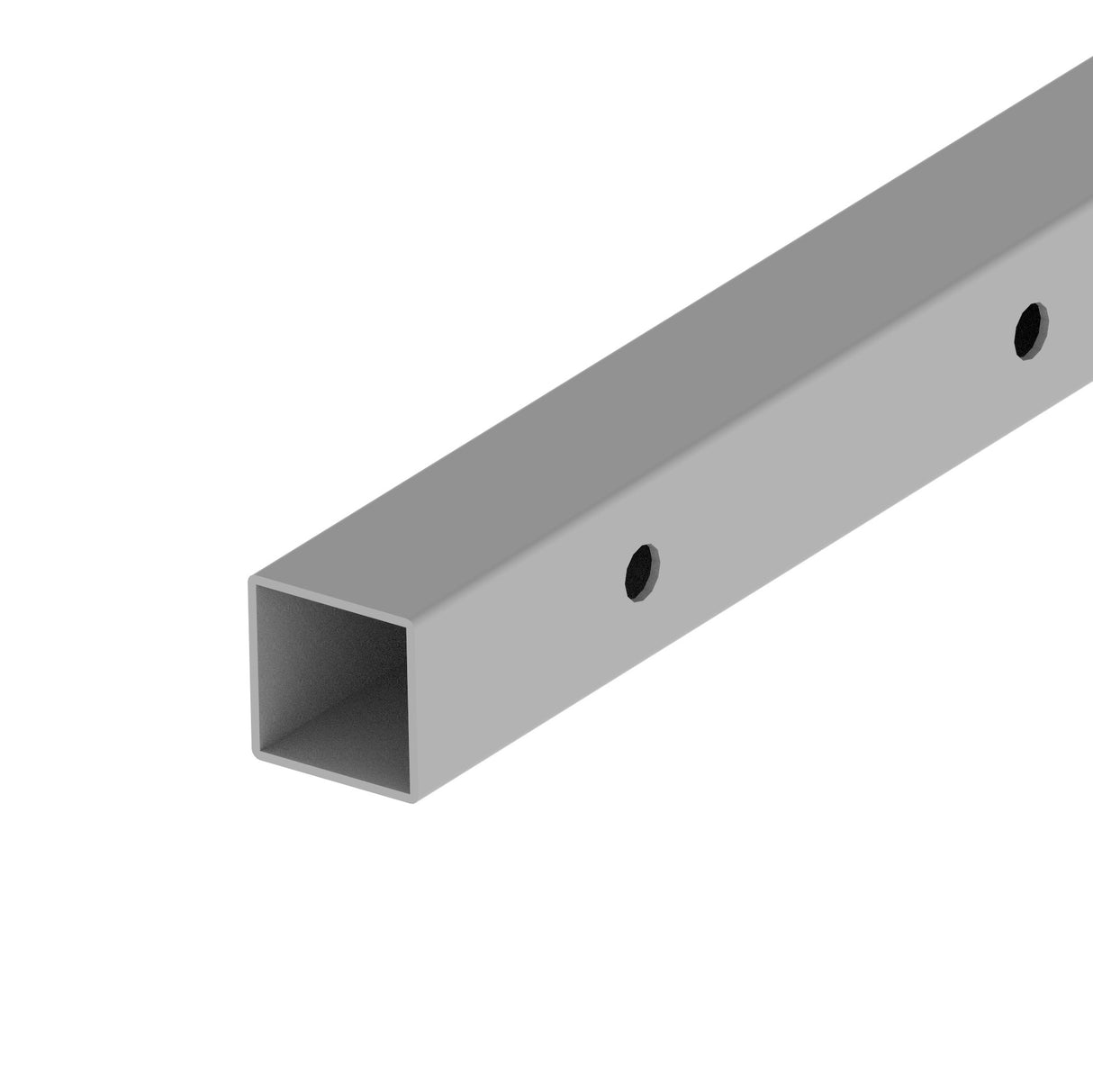 Furatolt zártszelvény 40x40x2/15xd12,5/L1980