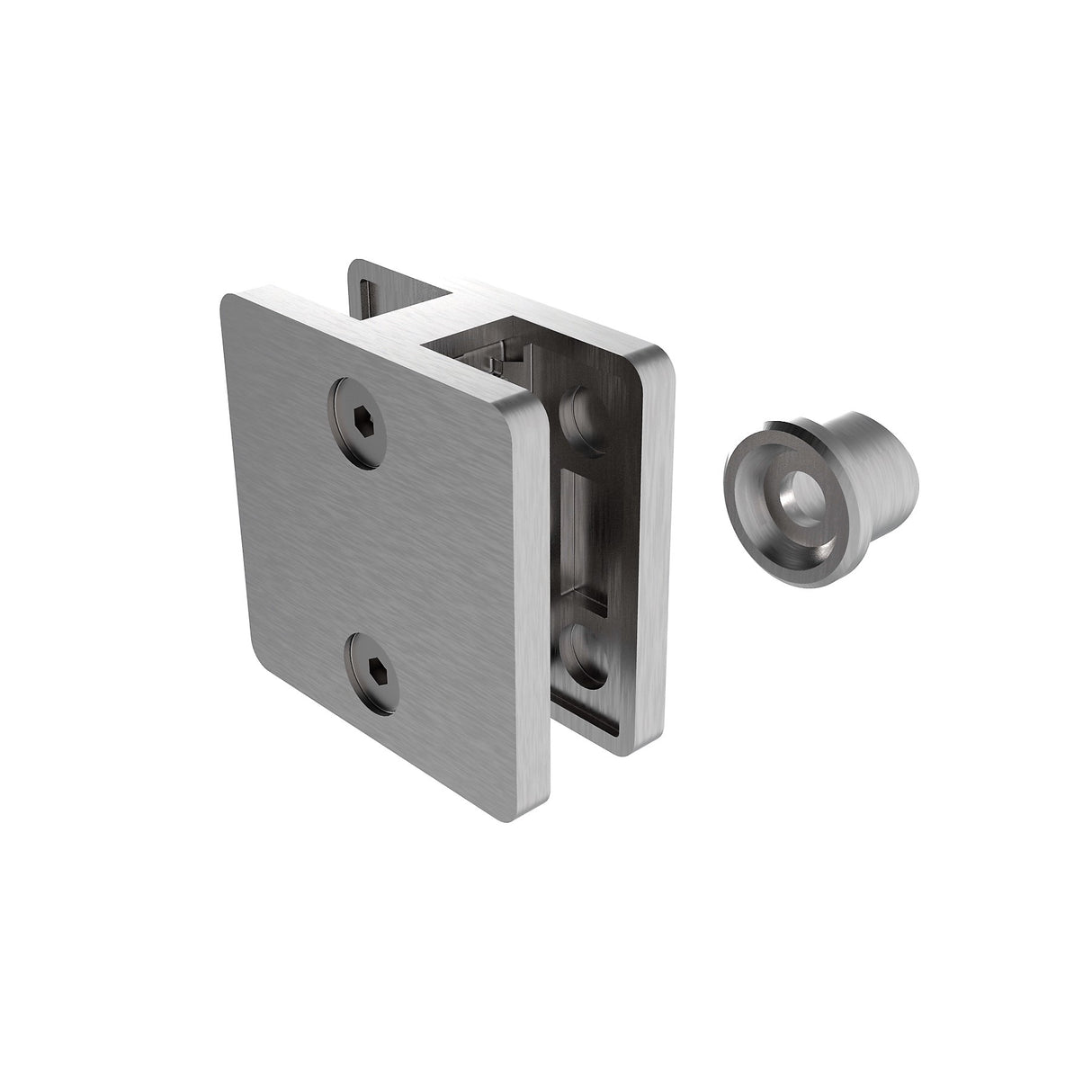 Rozsdam. szögletes pontüvegfogó