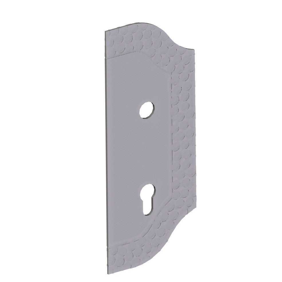 Kapu zárcímke -jobb 265x105, t3, a90, d19mm