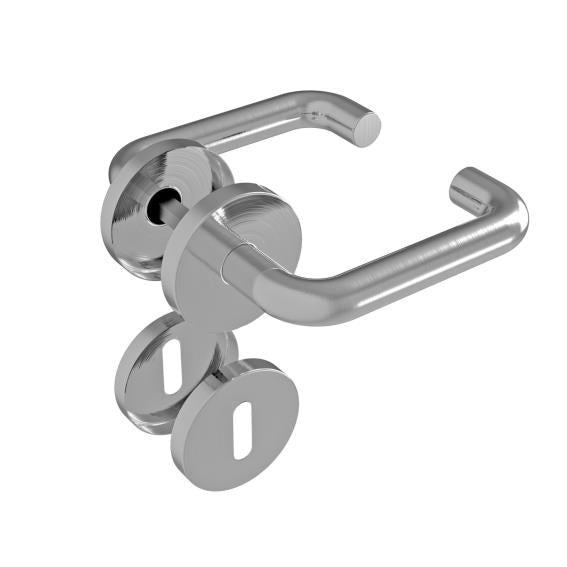 Rozsdamentes kilincs - zártakaróval AISI 201, BB