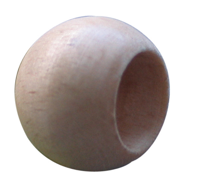 Keresztrúd véglerzárógömb, natúr BÜKK