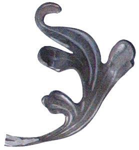 Lemez díszlevél 80x115, t2,5mm