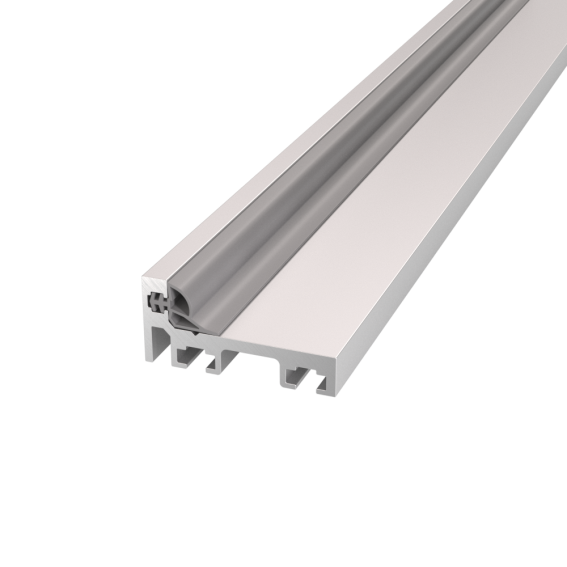 Alumínium profil üvegajtótok "L"