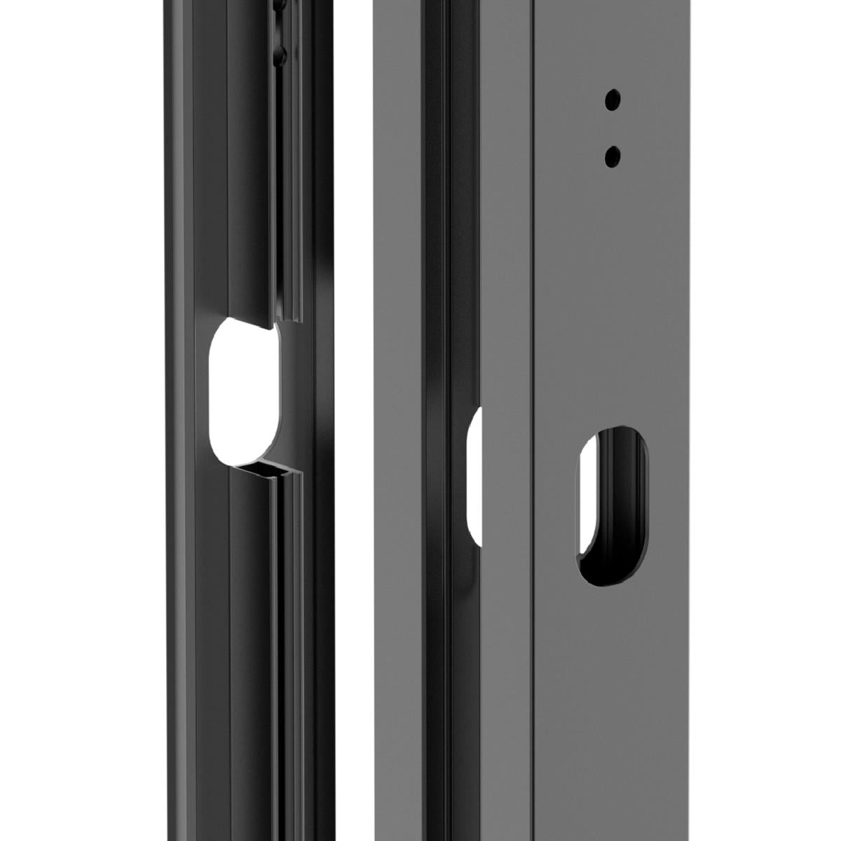 50x60-as alumínium oszlopkészlet és zárófedél záró részhez - 1850mm R7