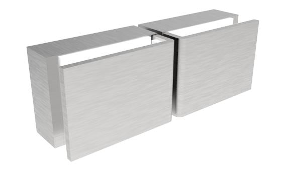 Rozsdam. zárszerkezet WC üvegajtóhoz/üvegfalra