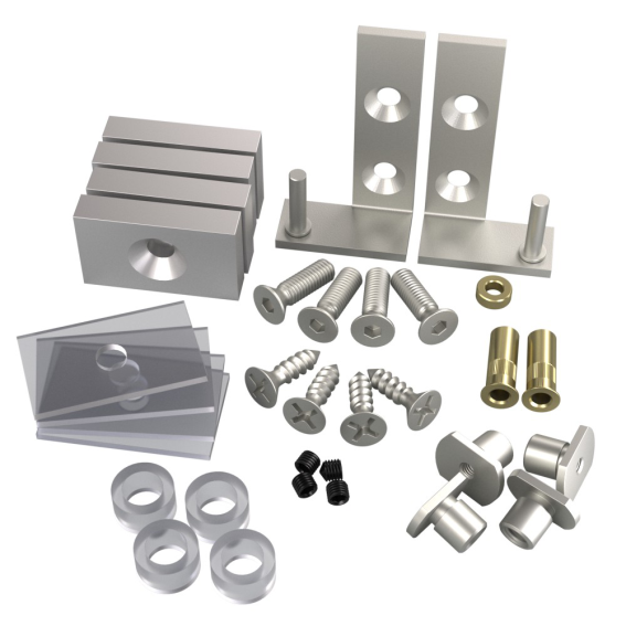 Alumínium profil ajtókerethez + pánt