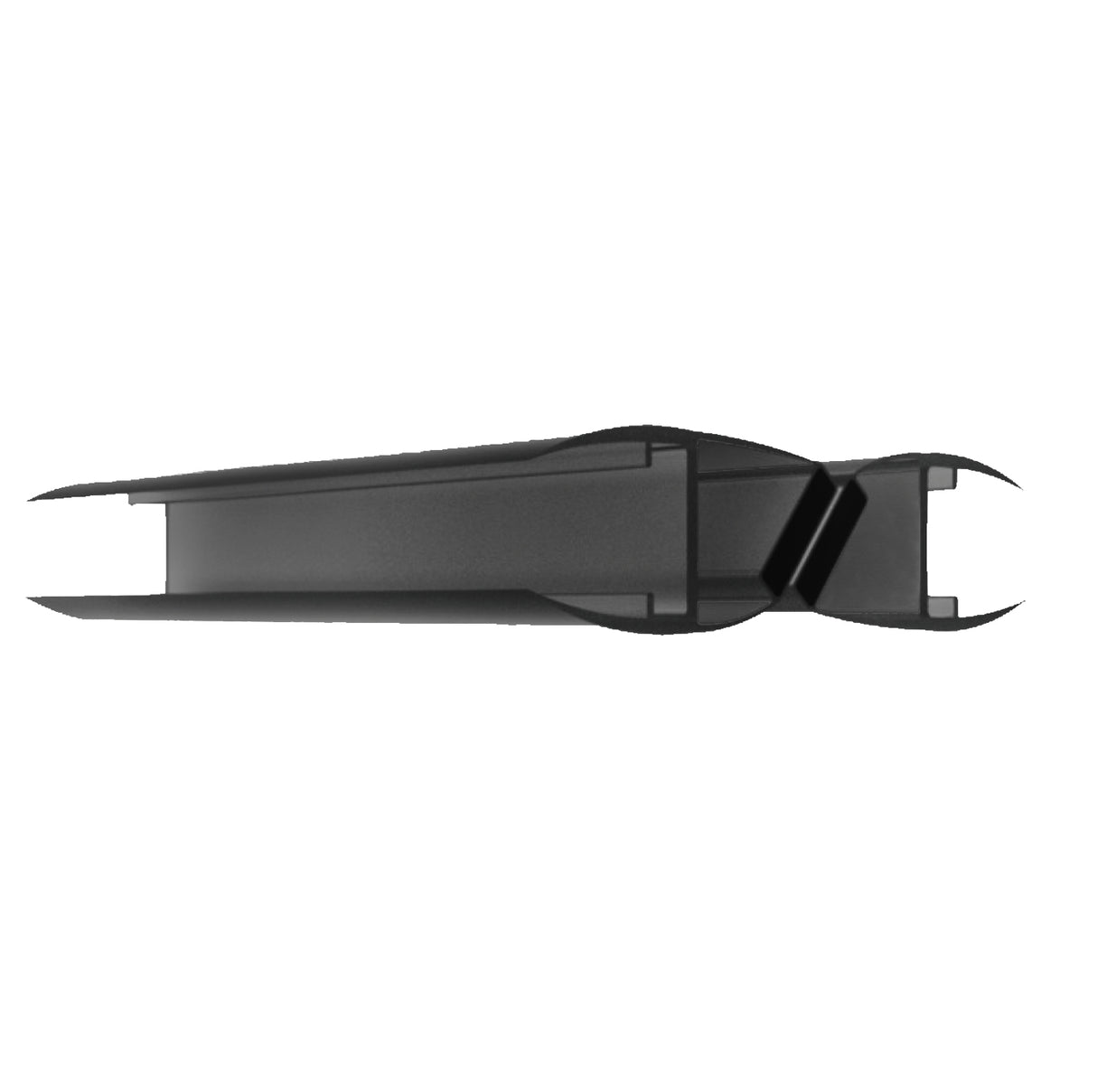 Zuhanyajtó mágneszár PVC - 180° black