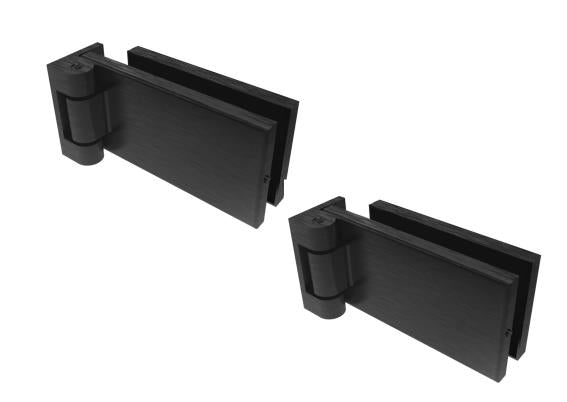 Alumínium zsanér üvegajtóhoz BLACK