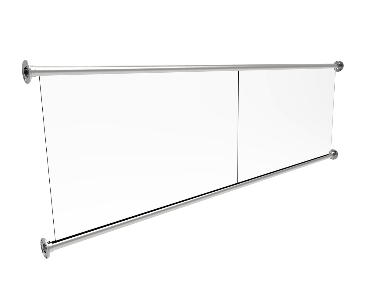 Üveges franciaerkély szett nútos körszelvényben