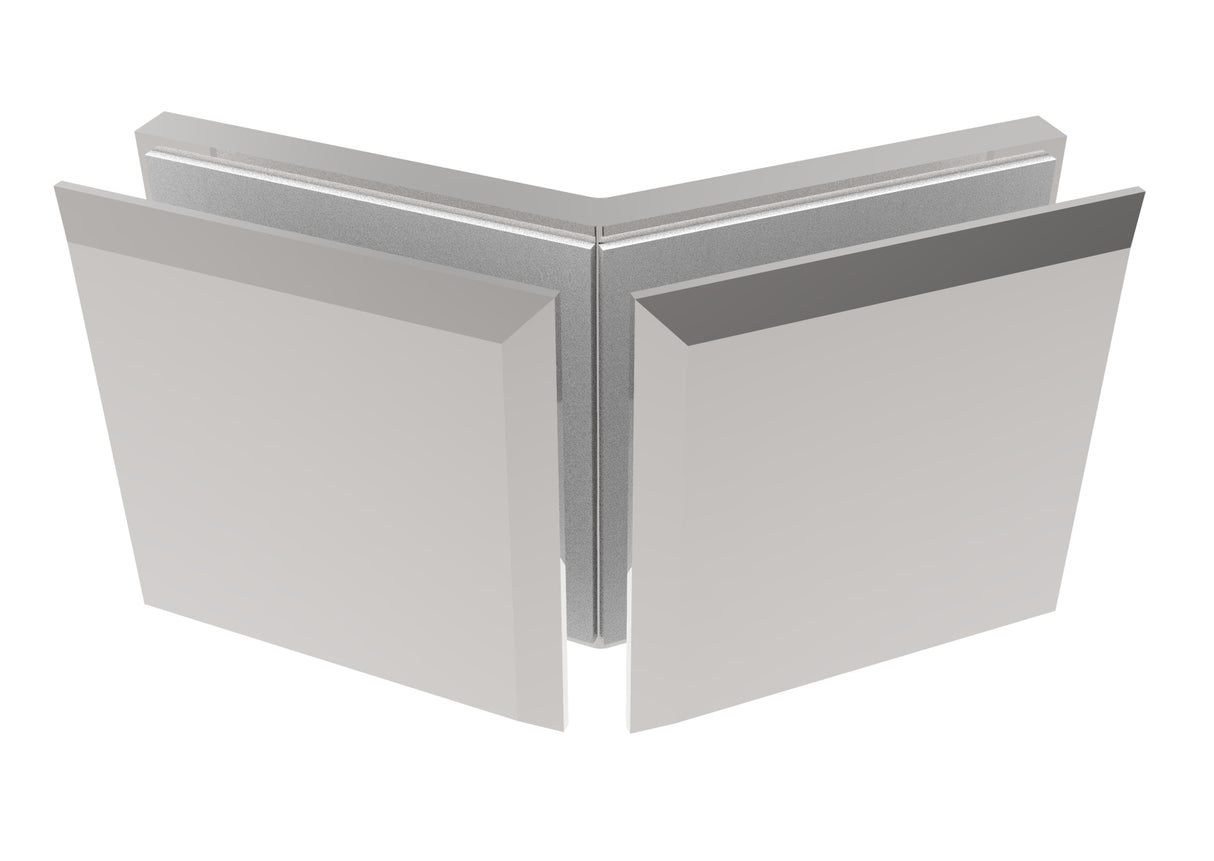 Pont üvegtartó, Zamak, 135°, T 8-10 mm