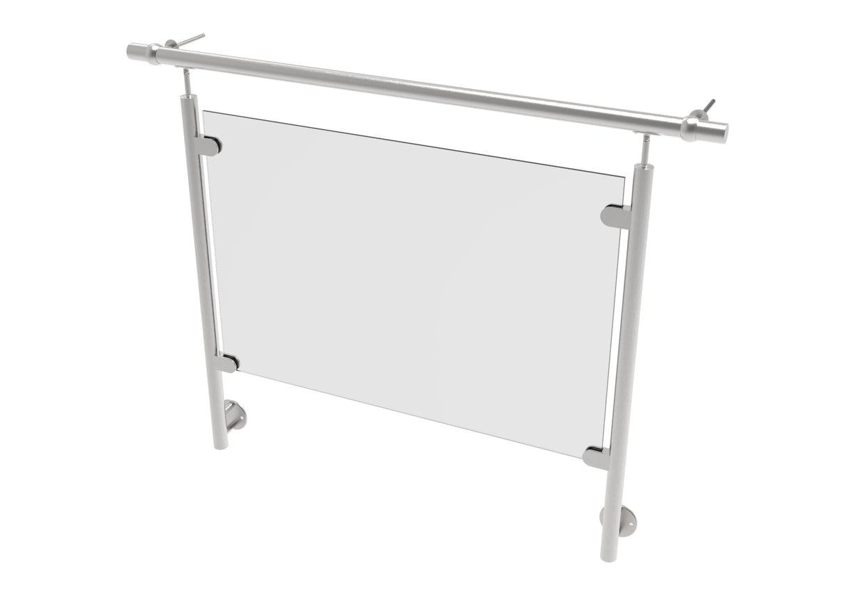 Üveges franciaerkély szett (110x75/8,76)