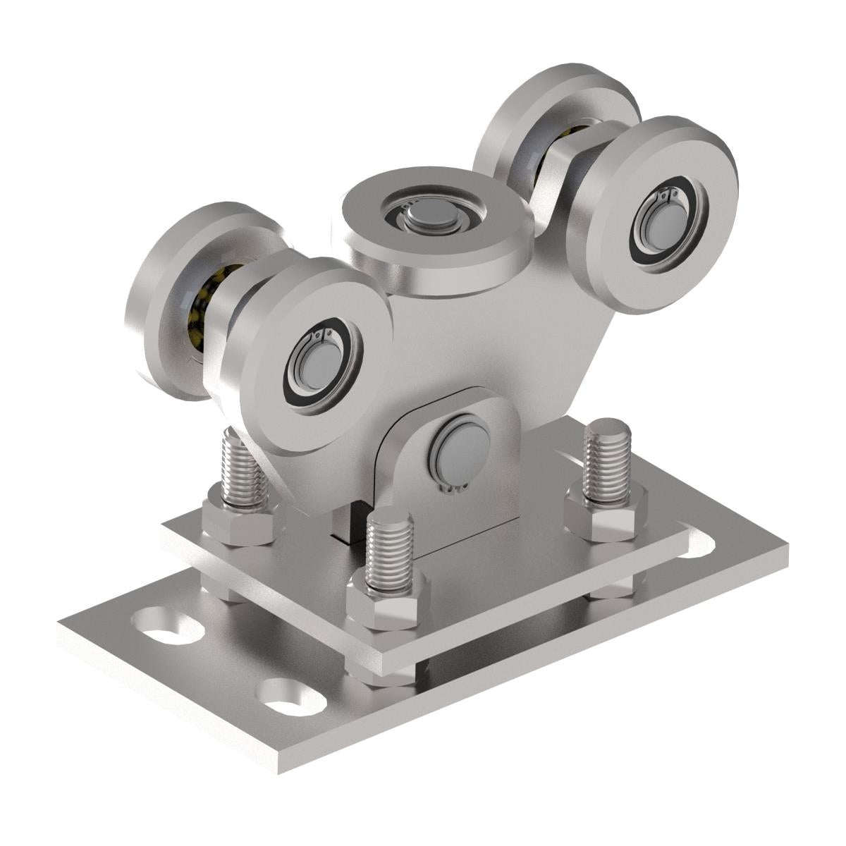 Úszókapu görgő Zn, profile 60x60mm