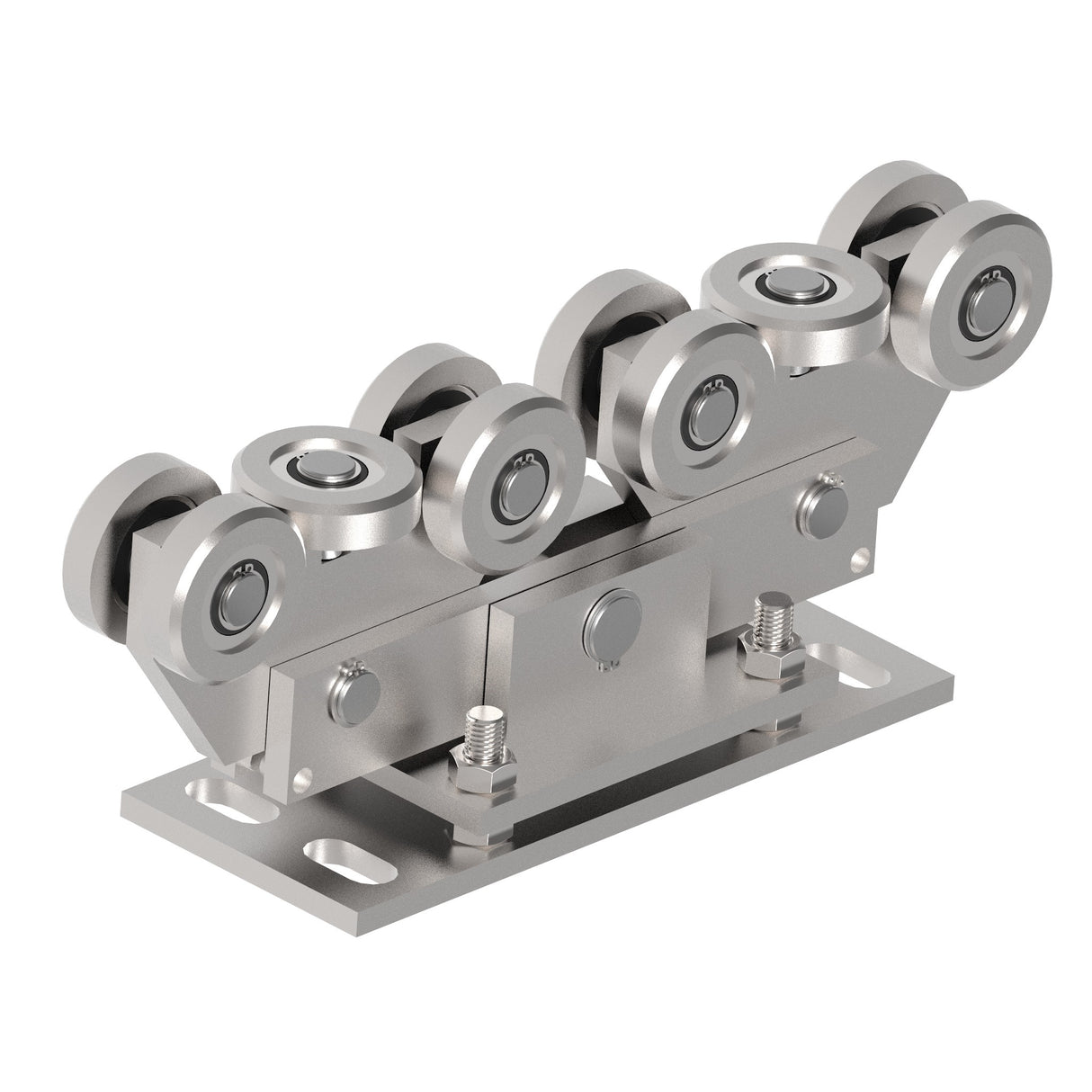 Úszókapu duplagörgő Zn, profile 80x80mm