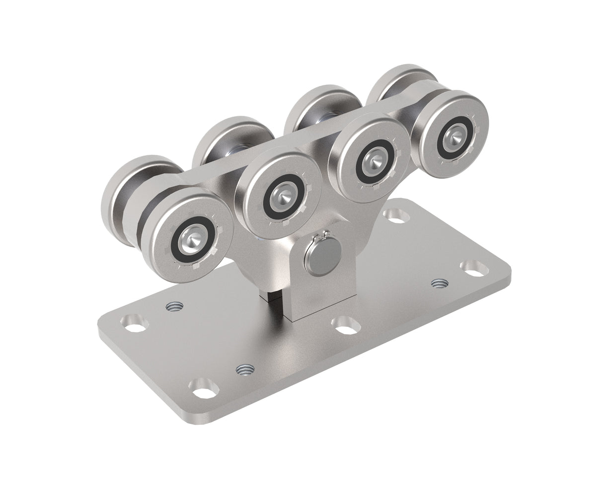 Úszókapu görgő Zn, profile 94x85mm