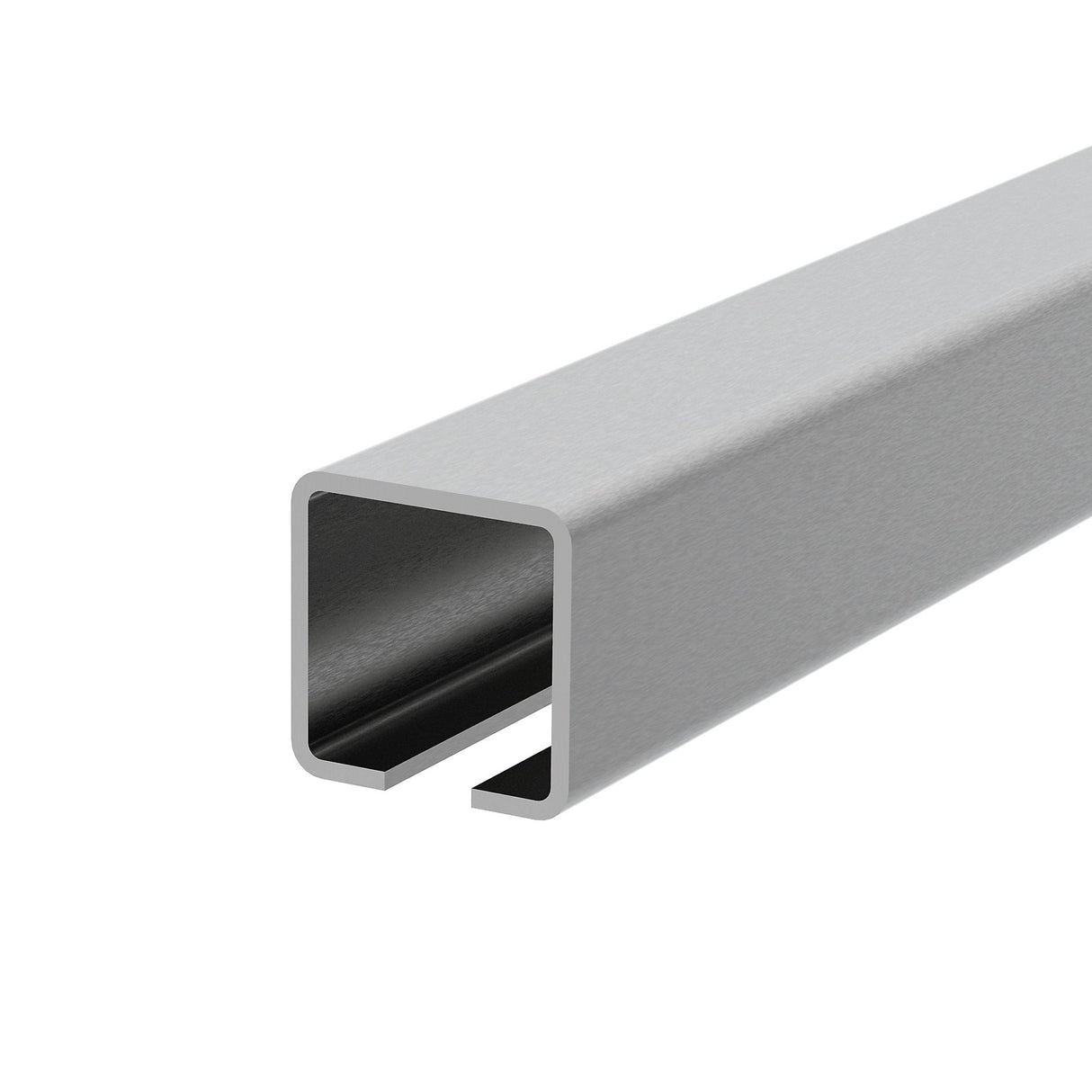 Rozsdamentes C szelvény úszókapuhoz 76x76x3mm, L3m