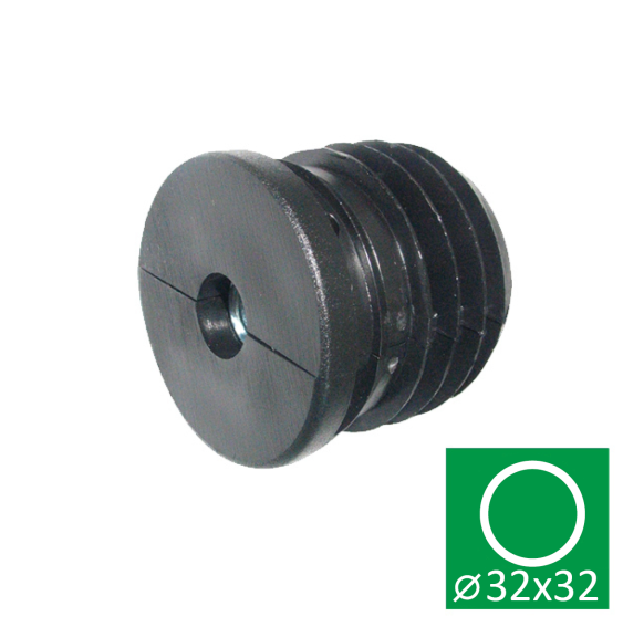 Műanyag csőtoldóelem beolvasztot M10 belsőmenettel