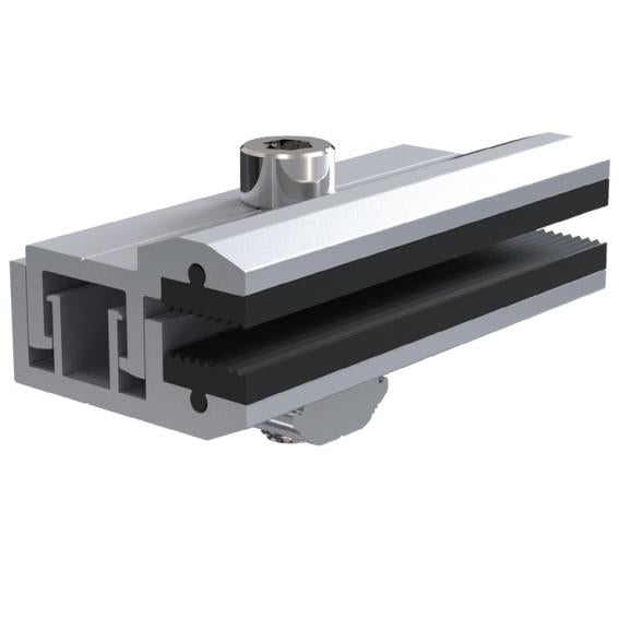 Oldalsó leszorító a keret nélküli FV panelhez