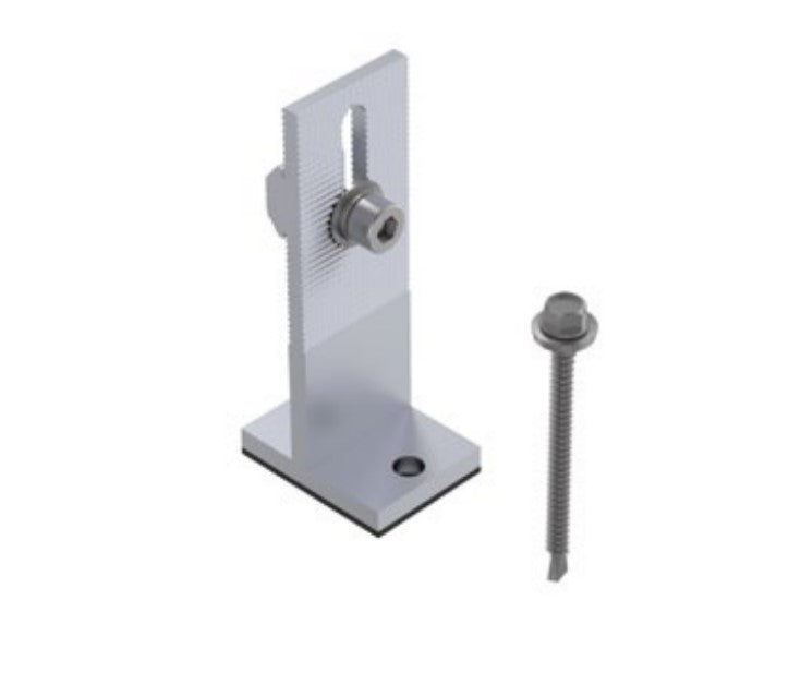 L-sarokelem hullám-, vagy trapézlemezhez