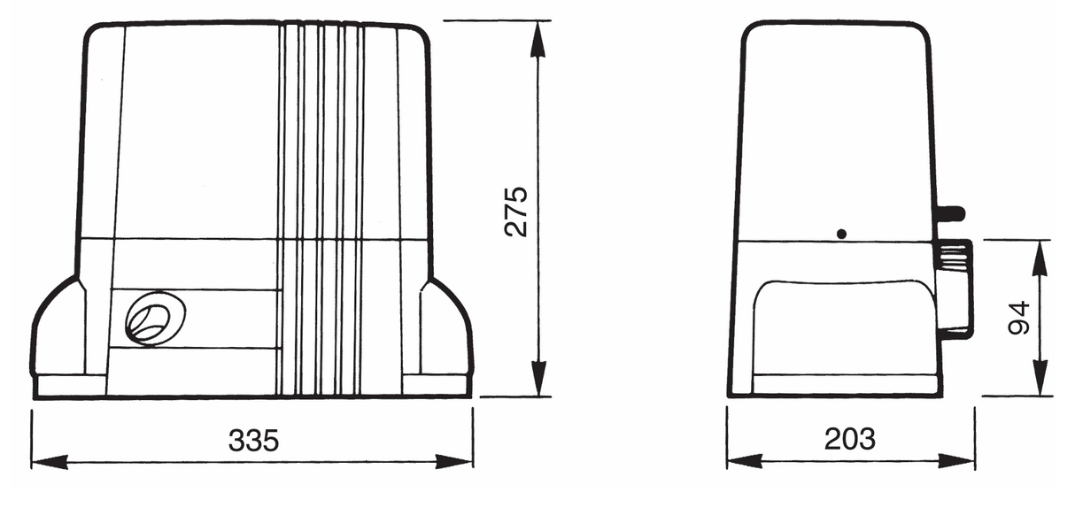 NICE meghajtó egységek set, max 1500kg