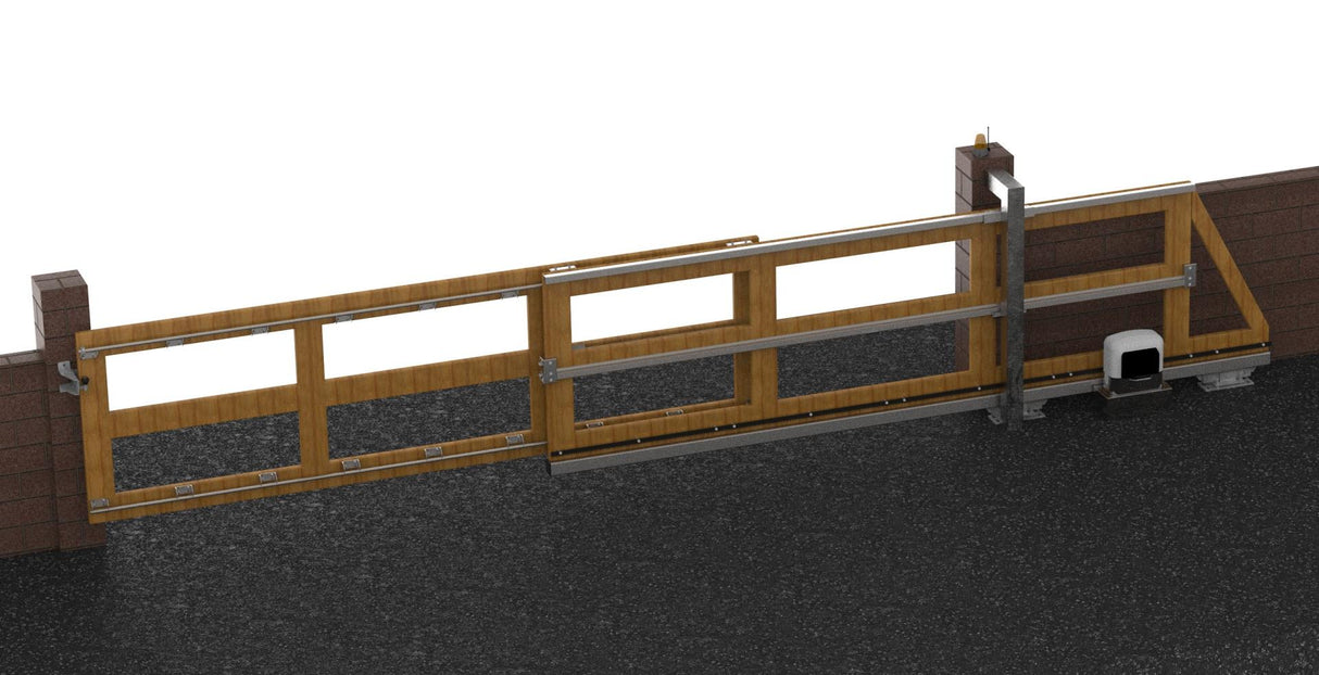 Teleszkópos úszókapu rendszer- 8m nyílás-ig2részes