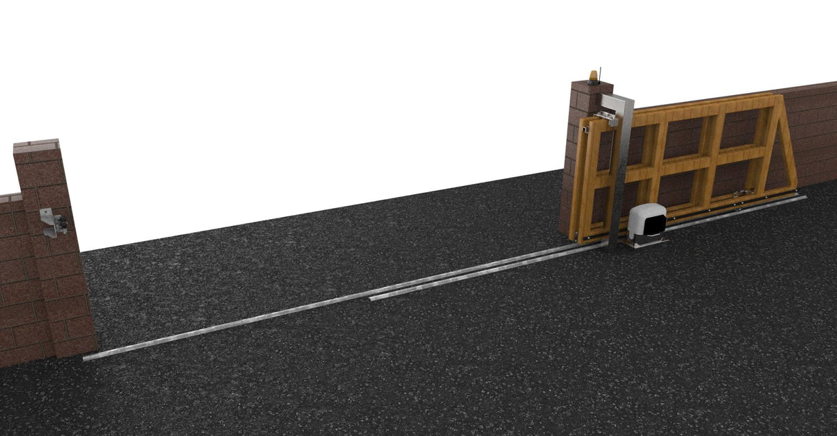 Teleszkópos rendszer 2 részes TOLÓKAPUHOZ 15m-ig,