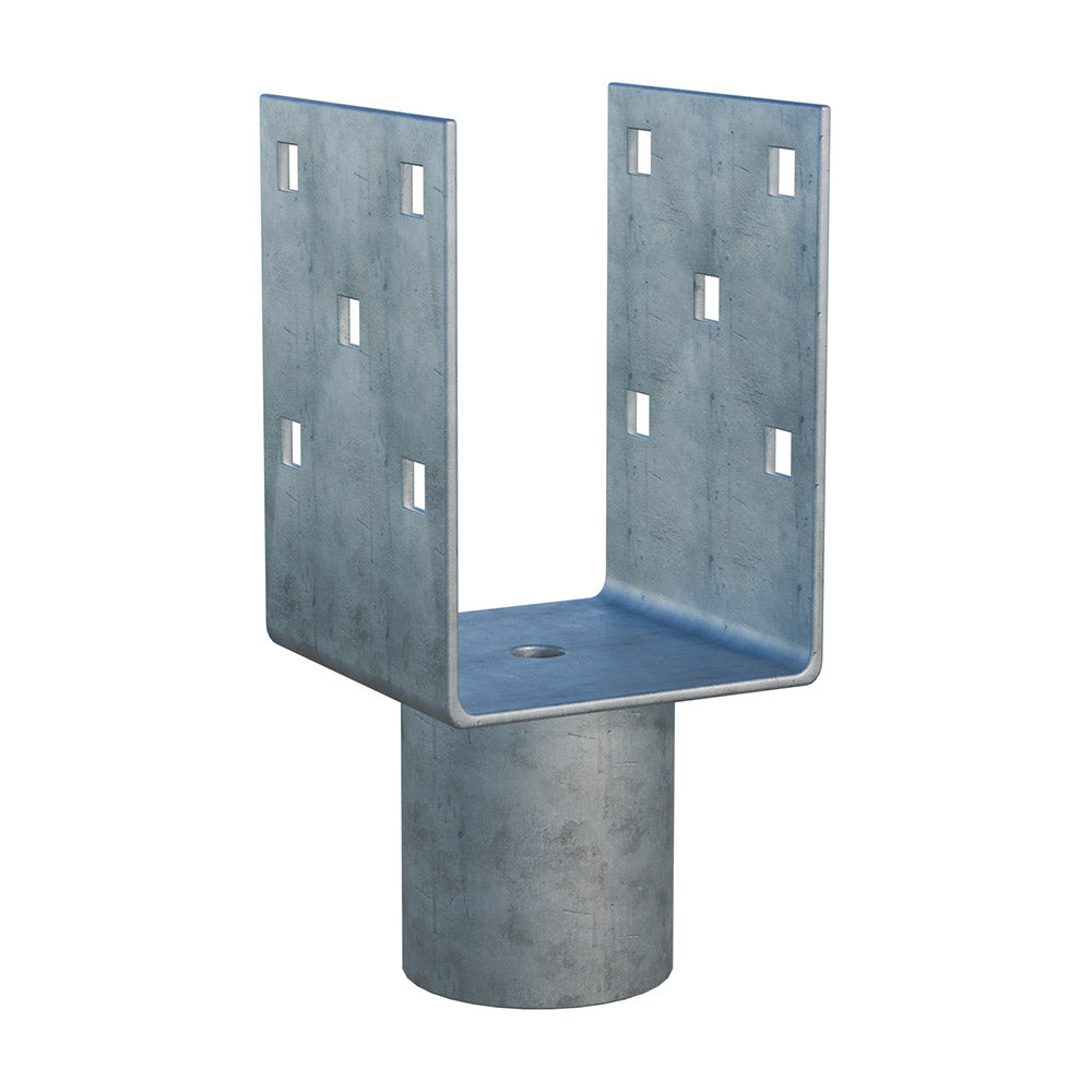 Földcsavar toldat Zn "U" 90x90x120x60mm
