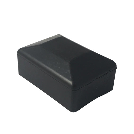 Kupak oszlopra 40x60mm PE fekete