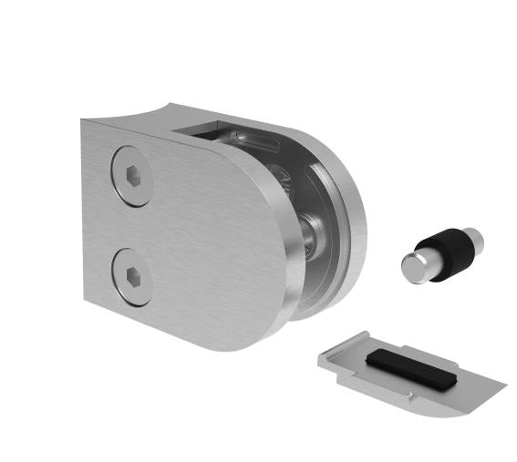 Rozsdam.szálcsisz. ívelt pontüvegfogó-D42,4 csőre