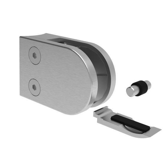 Rozsdamentes üvegtámpontmegfogó-köroszlopra