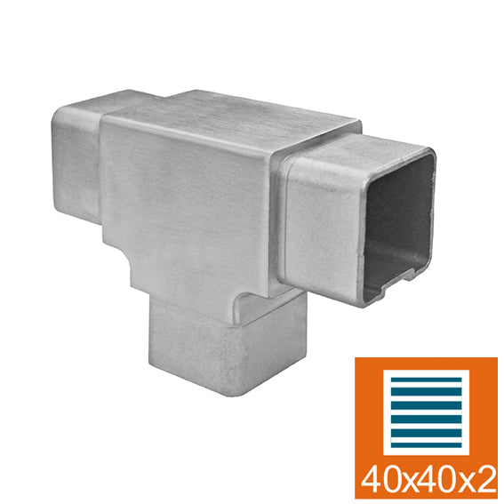 Összekötő T-idom zártszelvényhez