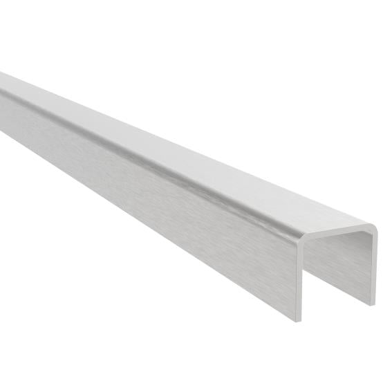 Rozsdamentes "U" üvegkorláthoz