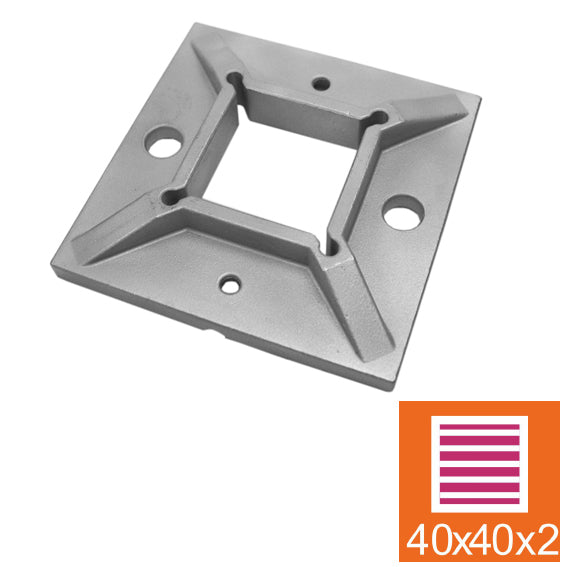 Rögzítő talplemez zártszelvényhez