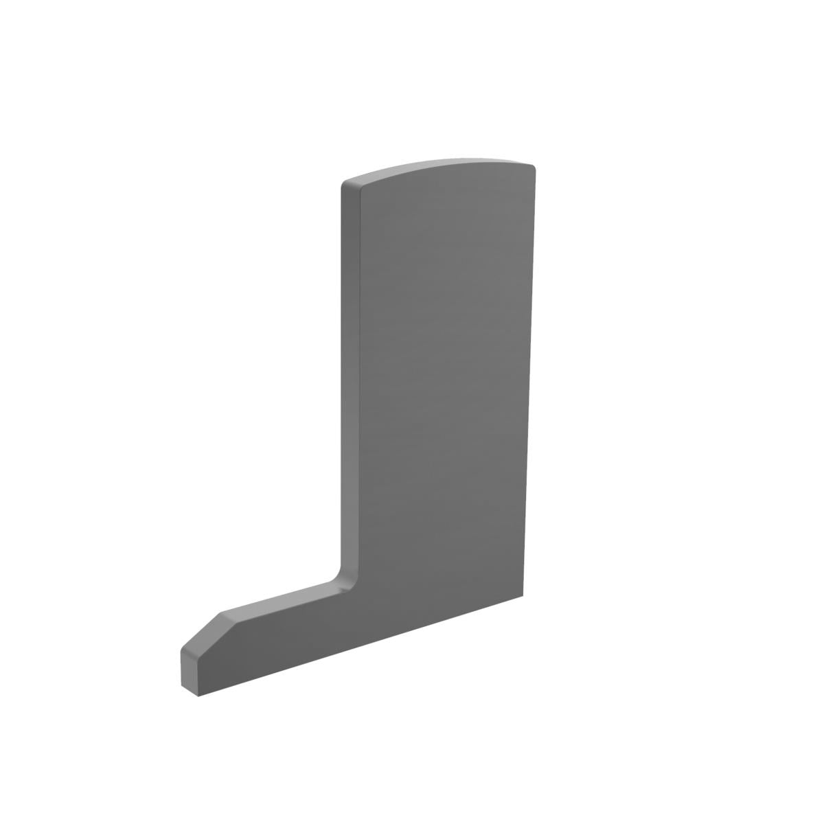 Végzáró alumínium profilhoz AL/0006-ECO-RAL 7016