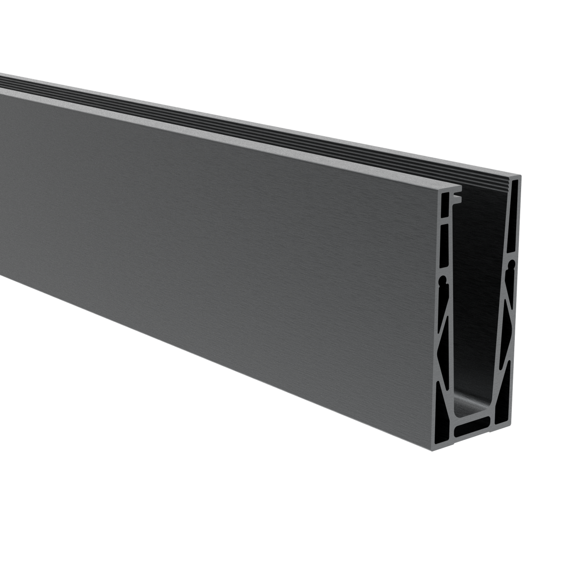 ECO alumínium profil vonalmenti üvegkorláthoz