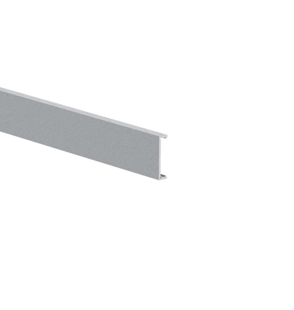 Alumínium homlokzati díszléc 25x6-6000mm N