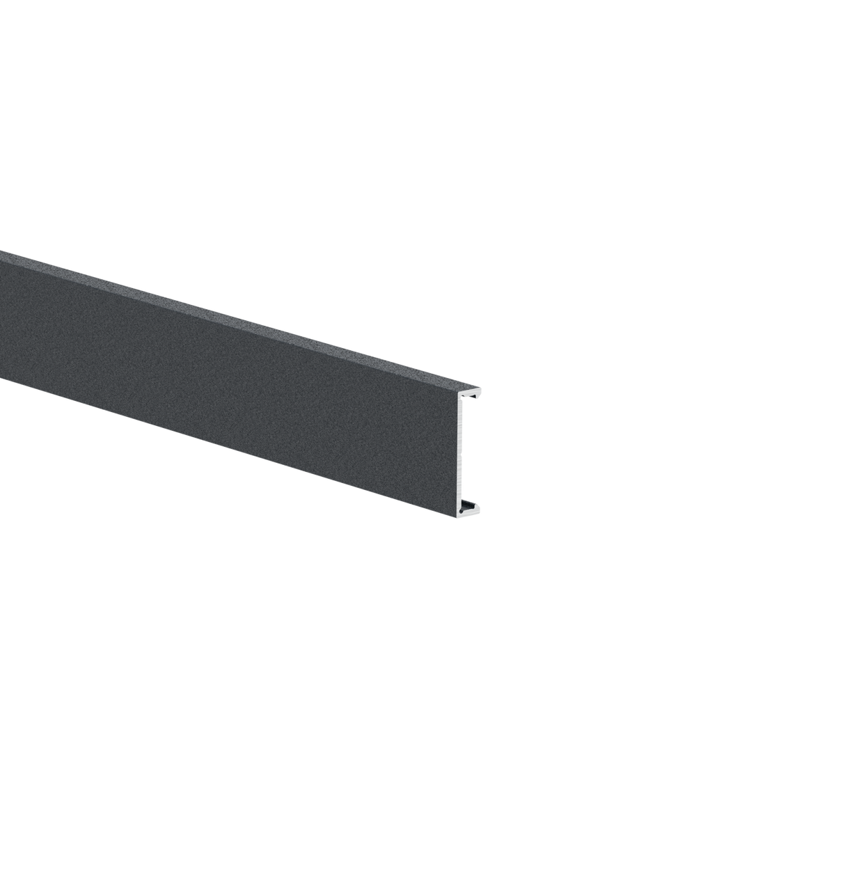 Alumínium homlokzati szegélyléc 25x6-6000mm R7016