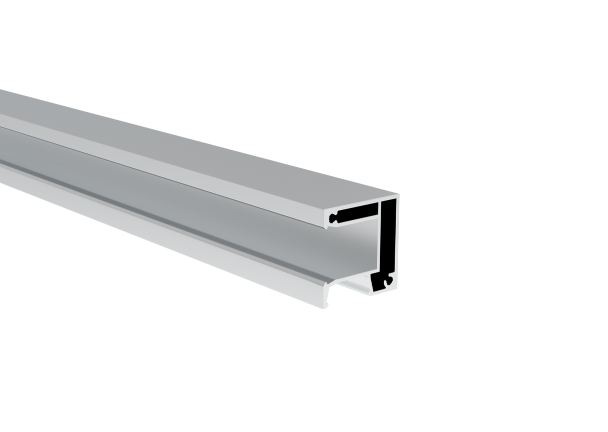 Alumínium kerítés adapter 21 mm-es kitöltéshez - 6000 mm