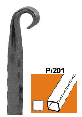 Szárnyaskapu keretbevégző h300, t2,5mm