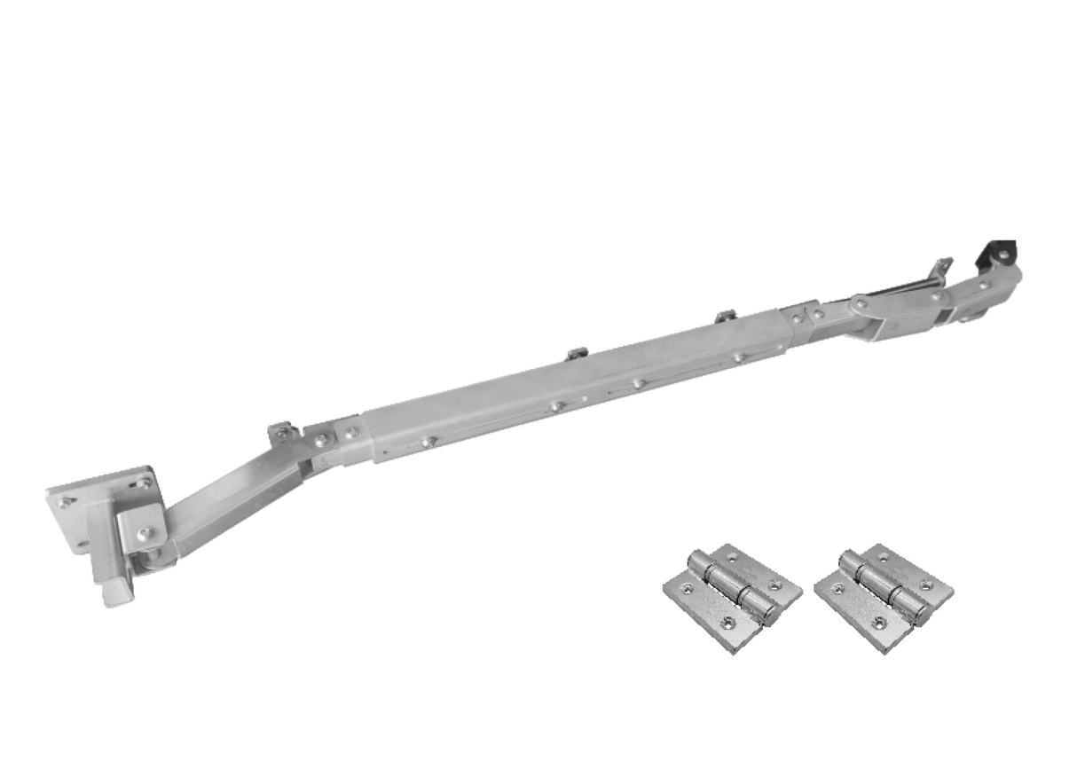 Horganyzott összecsukós vasalat szárnyas kapuhoz